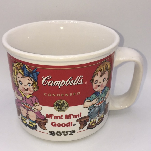 Campbell’s M’m! M’m! Good! Soup Mug Wooden Benches - Picture 2 of 11